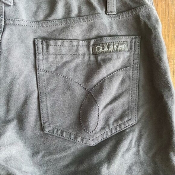 Calvin Klein Talla gray pants size 8 skinny - Picture 5 of 8